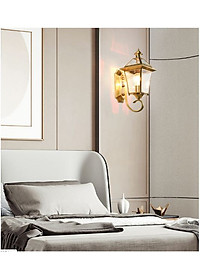 Đèn tường đồng kính trang trí SERINA cao cấp