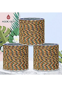 Combo 2 bó dây ngũ sắc đan vòng - Dây chỉ ngũ sắc handmade - Ngọc Quý Gemstones