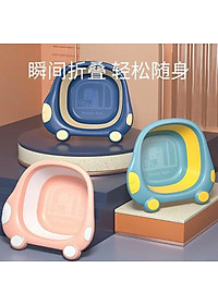 Chậu RỬA MẶT Silicon Gấp Gọn Đa Năng hình  Thú dễ thương