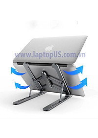 Giá Đỡ dành cho Laptop Macbook Nhôm Tản Nhiệt Điều Chỉnh Độ Cao Dễ Dàng Mang Đi