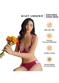 Áo Ngực Cúp Ngang Phối Viền Ren  Miley Lingerie BRM04202