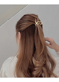 Kẹp Tóc Cặp Tóc Kim Loại Dễ Thương Phong Cách Hàn Quốc Thanh Lịch KT15