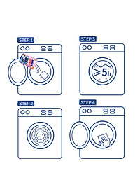 Bột tẩy vệ sinh lồng máy giặt Sandokkaebi Hàn Quốc 450g