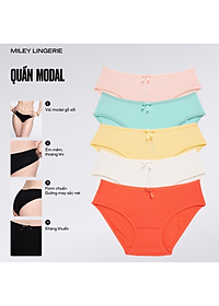 Combo 5 quần lót nữ basic Comfort Modal MILEY LINGERIE - Màu sắc ngẫu nhiên