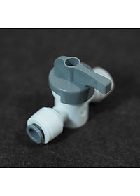 Van 2 đầu dây 6, hai đầu dây 10 nối nhanh, van xả tay, sục rửa màng R.O - Hàng chính hãng