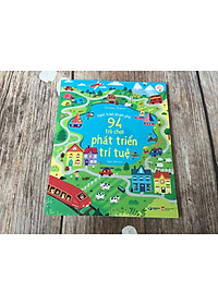 Sách Hành Trình Khám Phá 94 Trò Chơi Phát Triển Trí Tuệ- Sách tương tác cho trẻ tăng khả năng tư duy và phát triển