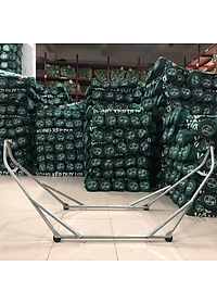 KHUNG VÕNG XẾP DUY LỢI THÉP -  CỠ ĐẠI (KHÔNG BAO GỒM VÕNG LƯỚI) - TẶNG 10 MÓC ÁO KÉP NHỰA CAO CẤP DUY LỢI