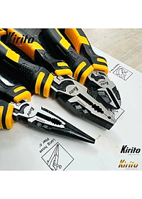 Bộ kềm công nghiệp cao cấp thương hiệu Kirito nhật hỗ trợ 30% lực cắt, có ép cos, màu sắc Vàng Đen