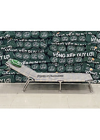 GHẾ - GIƯỜNG XẾP  DUY LỢI INOX CỠ ĐẠI (TẶNG 10 MÓC ÁO KÉP NHỰA CAO CẤP DUY LỢI)