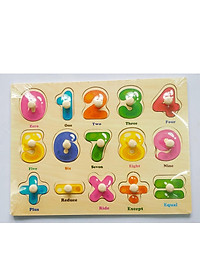 Set 5 bảng ghép hình có núm _ đồ chơi giáo dục MK02