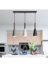 Đèn thả bàn ăn, phòng khách OSIAC 3 bóng ngang cao cấp kèm bóng LED chuyên dụng
