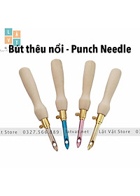 Bút gỗ thêu len xù có để điều chỉnh độ dài kim thêu – Punch Needle Tool