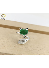 Nhẫn bạc Ý 925 Huệ Ngân - Hồ ly quyến rũ RR1618
