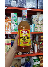 Giấm Táo Hữu Cơ Bragg Nhập Khẩu Chính Hãng Từ Mỹ