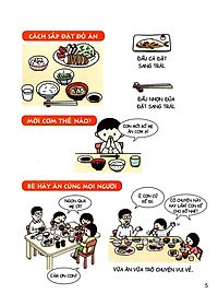 Sách Cẩm Nang Sinh Hoạt Bằng Tranh Cho Bé Tập 2: Kĩ Năng Khi Ăn Uống