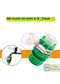 Nối nhanh ống mềm 14mm với vòi nước để tưới cây,rửa xe - Cut nối nhanh ống nước mềm 14-16mm với vòi nước NNCG