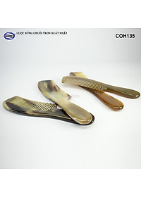 Lược sừng xuất Nhật VIP (Size:XL- 20cm) COH135 - Mẫu lược chuôi trơn cao cấp, Lược dày đẹp - Chăm sóc tóc