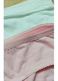 Combo 5 quần lót nữ thun lạnh trơn mịn viền bo màu ngẫu nhiên