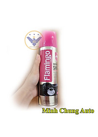 COMBO 2 bình xịt vệ sinh taplo, nhựa, da nội thất xe ô tô Flamingo hương cà phê 500ml