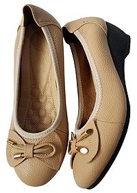 Giày Búp Bê Nữ Da Bò BIGGBEN Cao Cấp BB74