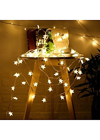 Đèn LED Hình Ngôi Sao Trang Trí Giáng Sinh, Noel, Lễ Tết