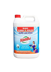 Nước lau kính siêu sạch an toàn Hando 5L hương bạc hà