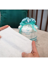 Khăn lau mặt dùng 1 lần Likado cho trẻ em và ngưới lớn kt 20*20cm( 1 cuộn 50 khăn)