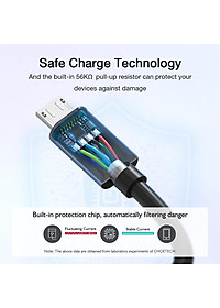 Cáp CHOETECH AB003 USB to Micro  Sạc Nhanh( HÀNG CHÍNH HÃNG )