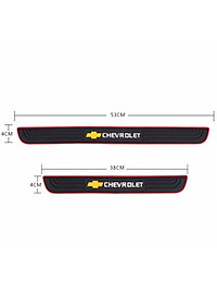 Bộ 4 miếng nẹp bước chân chống trơn trượt, trày xước xe ô tô, xe hơi cao cấp