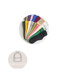 Tất nữ nhún cổ cao phong cách Vintage Hàn Quốc mỏng nhẹ phù hợp mùa hè