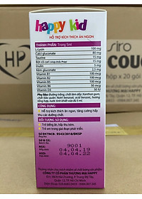 Siro ăn ngon Happy Kid