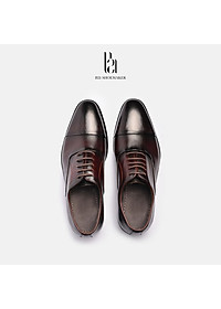 Giày Buộc Dây OXFORD Da Bò Thật Đế Phíp Gỗ Lót Giày Thoáng Khí 0,5cm Phong Cách CLASSIC Công Sở Basic - B21 Shoemaker