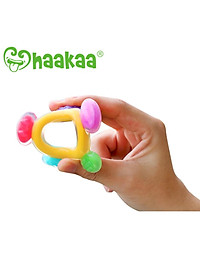 Gặm nướu hình bánh xe đu quay cho bé Haakaa. Chất liệu silicone cao cấp, an toàn. Không chứa BPA, PVC và phthalate