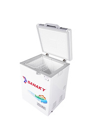 TỦ ĐÔNG MINI SANAKY 100 LÍT VH-1599HYK ĐỒNG (R600A) (KÍNH CƯỜNG LỰC) - HÀNG CHÍNH HÃNG