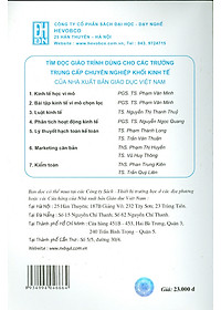 Giáo Trình Kinh Tế Học Vi Mô (Dùng trong các trường trung cấp chuyên nghiệp khối kinh tế)