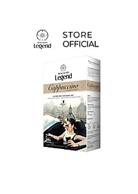 Cà Phê Sữa Hòa Tan Cappuccino Hazelnut Trung Nguyên Legend – Hộp 12 Gói – Hương Hạt Dẻ Thơm Béo, Ngọt Dịu