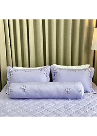 Bộ ga giường chần bông KBedding by Everon KMTS 104 Microtencel Tím (4 món)