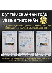 Bộ 6 thìa Inox 304 cán dài kiểu châu Á (số 11)