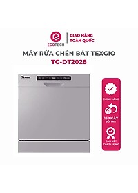 MÁY RỬA CHÉN BÁT TEXGIO TG-DT2028 – HÀNG CHÍNH HÃNG – RỬA ĐƯỢC 8 BỘ BÁT ĐĨA – CÓ 6 CHƯƠNG TRÌNH RỬA – ĐẶT BÀN HOẶC LẮP ÂM