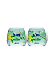 Combo 2 hộp Sáp thơm khử mùi Ami - Hương thơm chiết xuất thiên nhiên, Tỏa hương suốt nhiều tuần (Nhiều lựa chọn mùi hương)