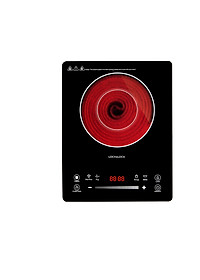 Bếp Hồng Ngoại Lock&Lock EJI421 (2000W) Mặt Bếp Kính Crystal, Chịu Nhiệt, Chịu Lực Tốt, Không Có Bức Xạ -  Hàng Chính Hãng Tặng Combo Ống Hút + Cọ Rửa