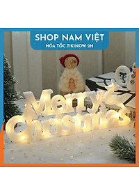 Đèn LED Chữ Merry Christmas Treo Cây Thông, Trang Trí Giáng Sinh, Noel - Chính Hãng NAVIVU