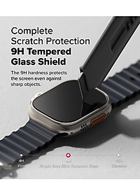 Bộ 2 dán cường lực Apple Watch Ultra 3/2/1 RINGKE Easy Slide Tempered Glass - Hàng Chính Hãng