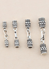 Khóa bạc cho vòng tay hoặc dây chuyền handmade - Ngọc Quý Gemstones