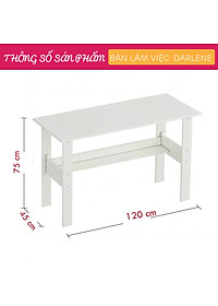 Bàn làm việc giá rẻ nhỏ gọn SMLIFE Drilma