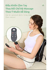 Gối Massage Đa Năng VISPO VP-G22 - Máy Mát xa Toàn Thân Nhiệt Hồng Ngoại - Chuyên Sâu Cho Cổ, Vai Gáy, Lưng Dưới, Đùi, Chân - Sử Dụng Tại Nhà, Văn Phòng, Trên Ô Tô