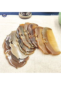Lược sừng chim đôi giá rẻ (Size: S - 10cm) COH101 - Tượng trưng cho tình yêu và hòa bình - Chăm sóc tóc
