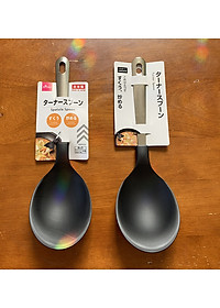 Muôi múc canh đầu silicone Echo Metal 25.5cm hàng nội địa Nhật Bản