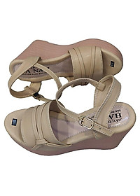 Giày Sandal Nữ Đế Xuồng TiTi ĐÔ Cao Cấp 9cm DNU2061d
