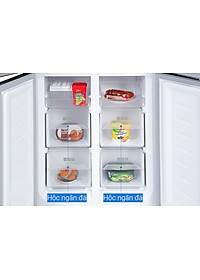 Tủ lạnh Sharp Inverter 362 lít SJ-FX420VG-BK - Hàng chính hãng (chỉ giao HCM)